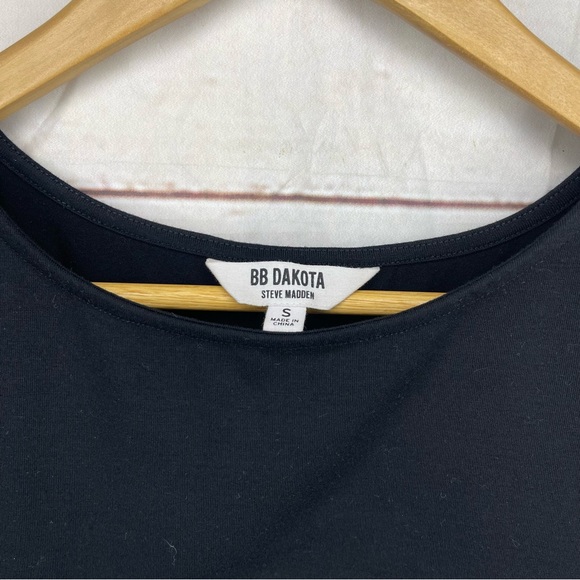 BB Dakota by Steve Madden • Blouse • Puff Sheer Sleeves • Black • Small - Picture 7 of 7